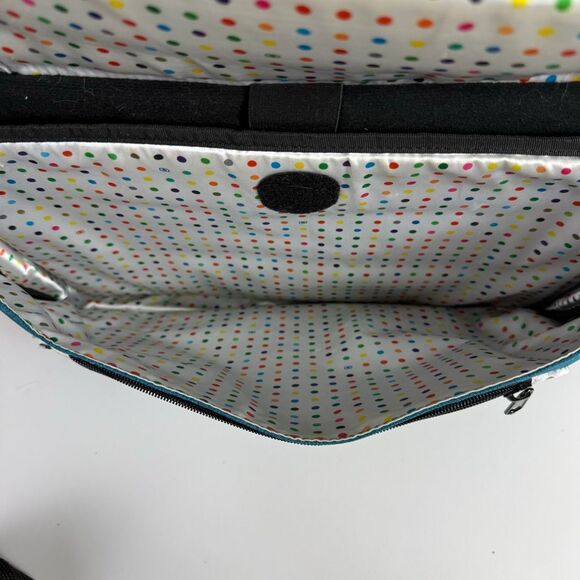 Ogio Midtown Messenger Computer Shoulder Laptop Bag Teal Blue - Picture 6 of 12